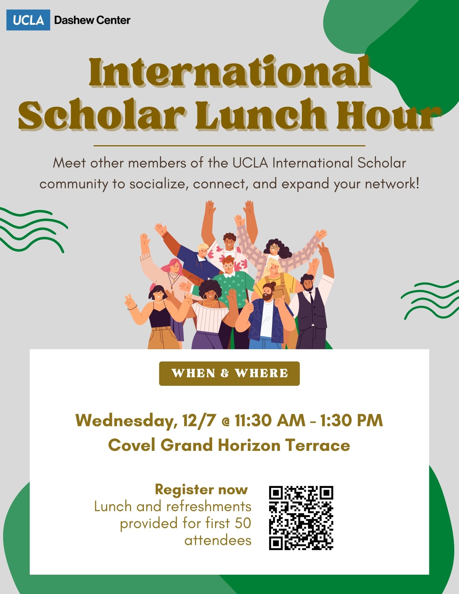F22   International Scholar Lunch Hour flyer
