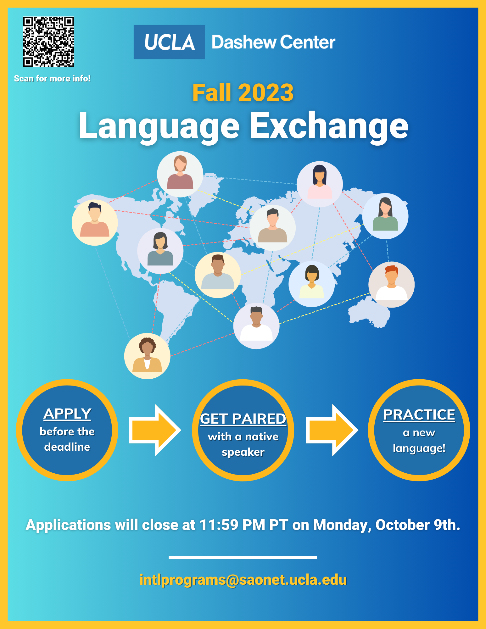 Fall 2023 Language Exchange (1) flyer