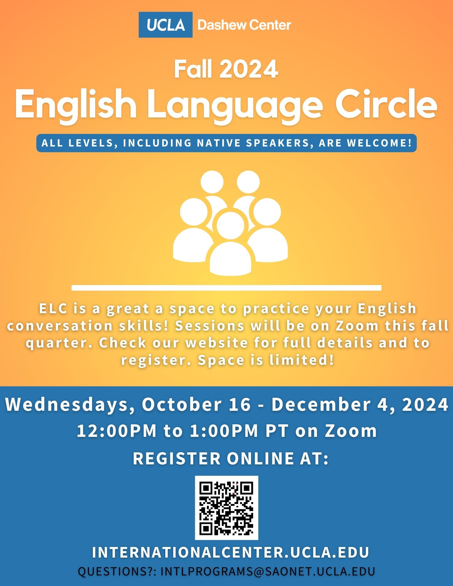 Fall 24 English Language Circle flyer