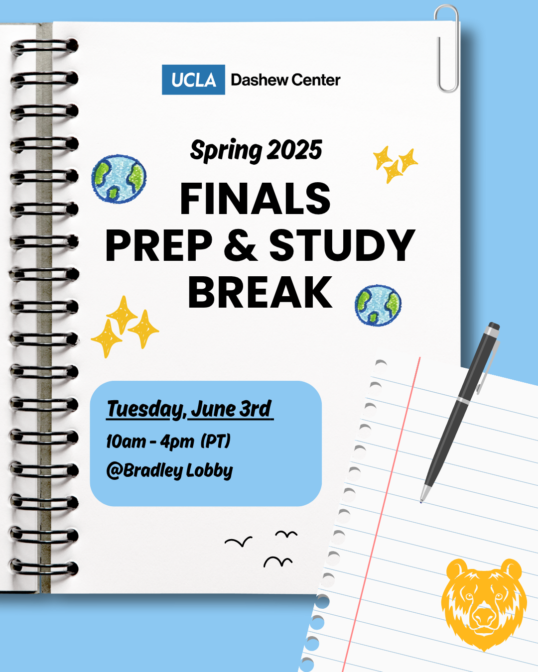 Spring 2025 Finals Prep & Study Break (1) flyer