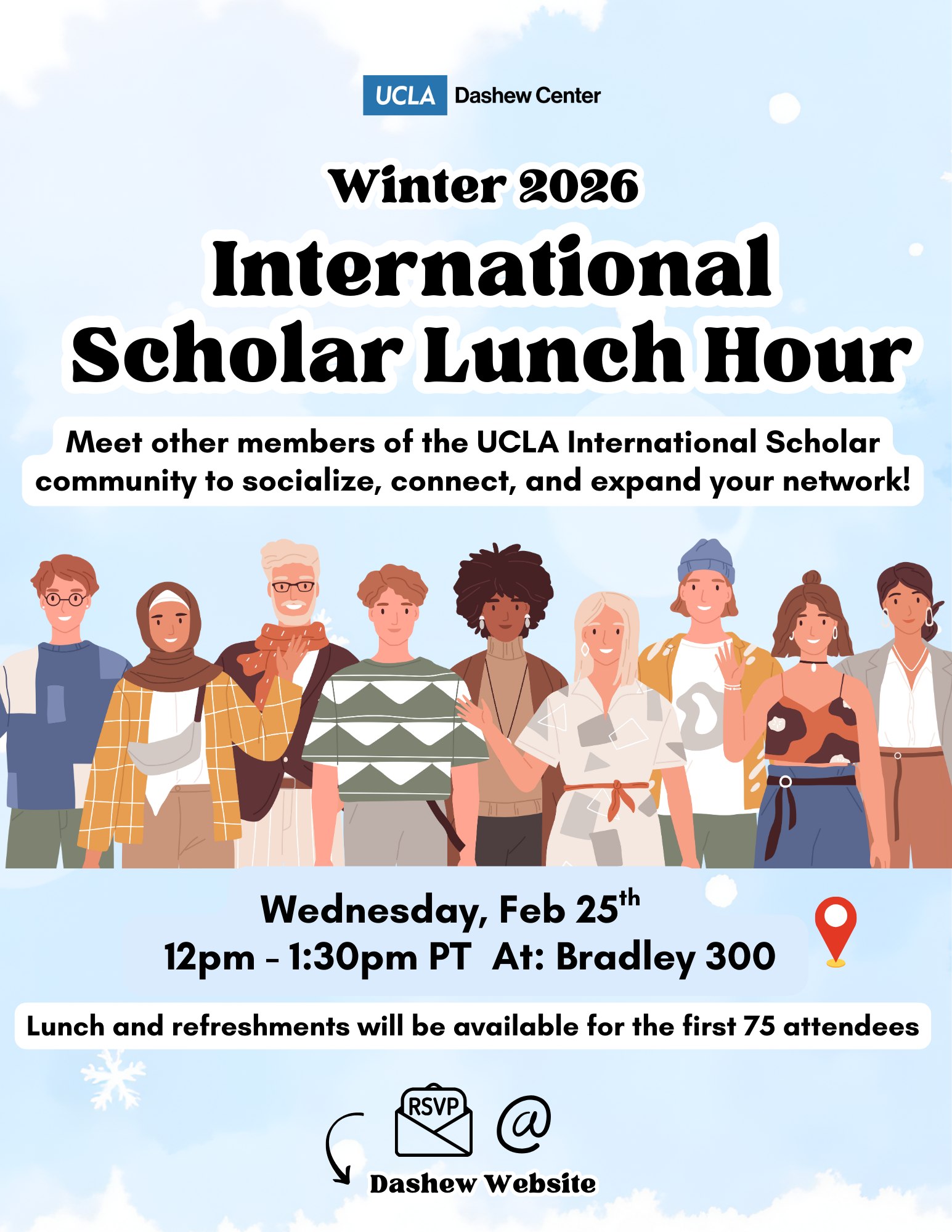 W26 Scholar Lunch Hour flyer
