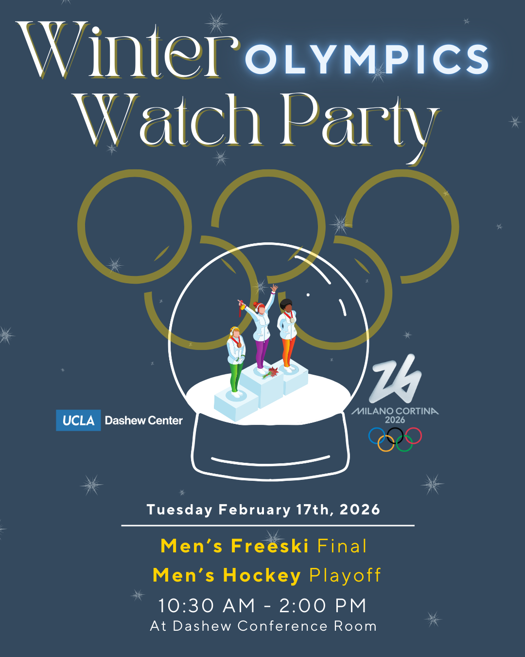 OLYMPICS Viewing Feb 17th  flyer