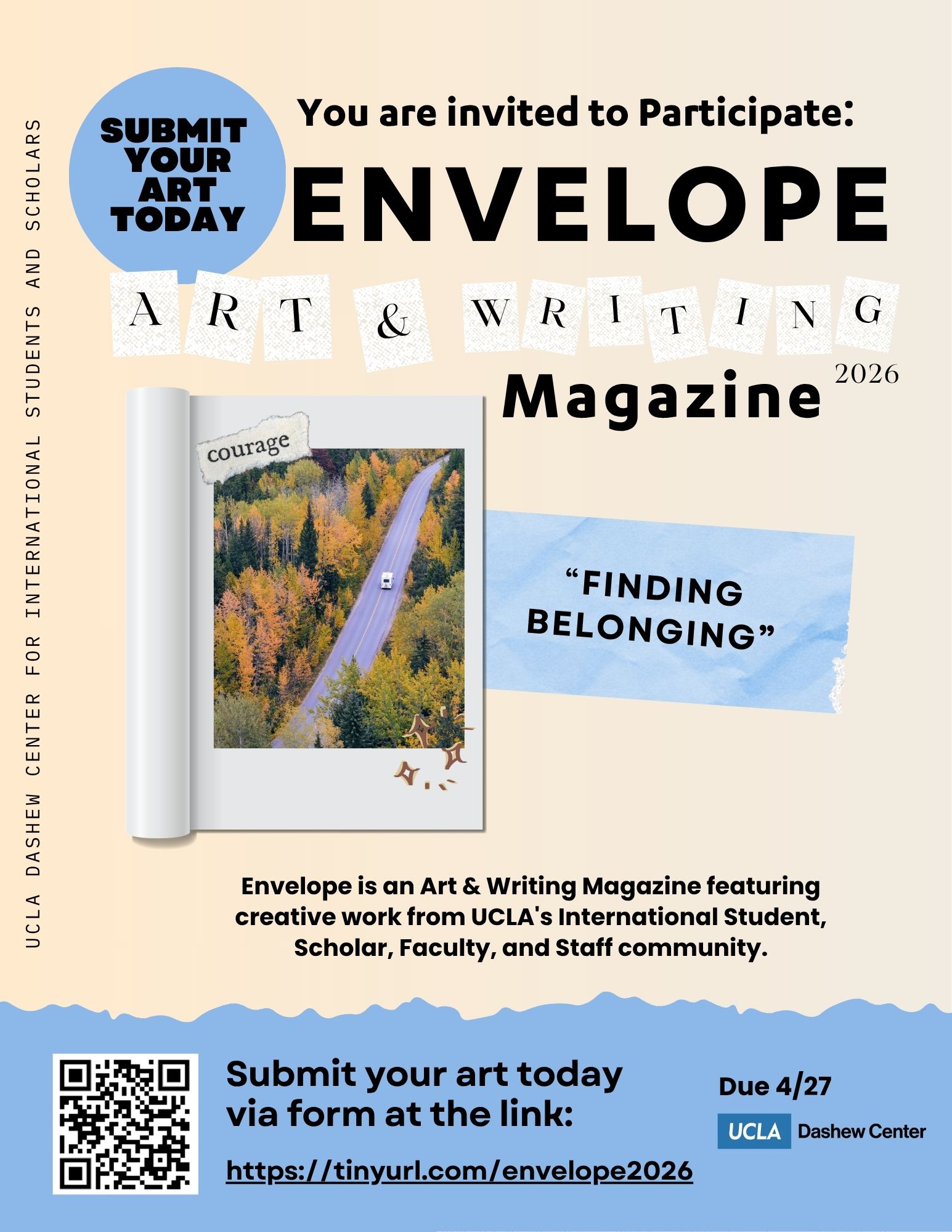 2026 Envelope Magazine Submissions ad  flyer