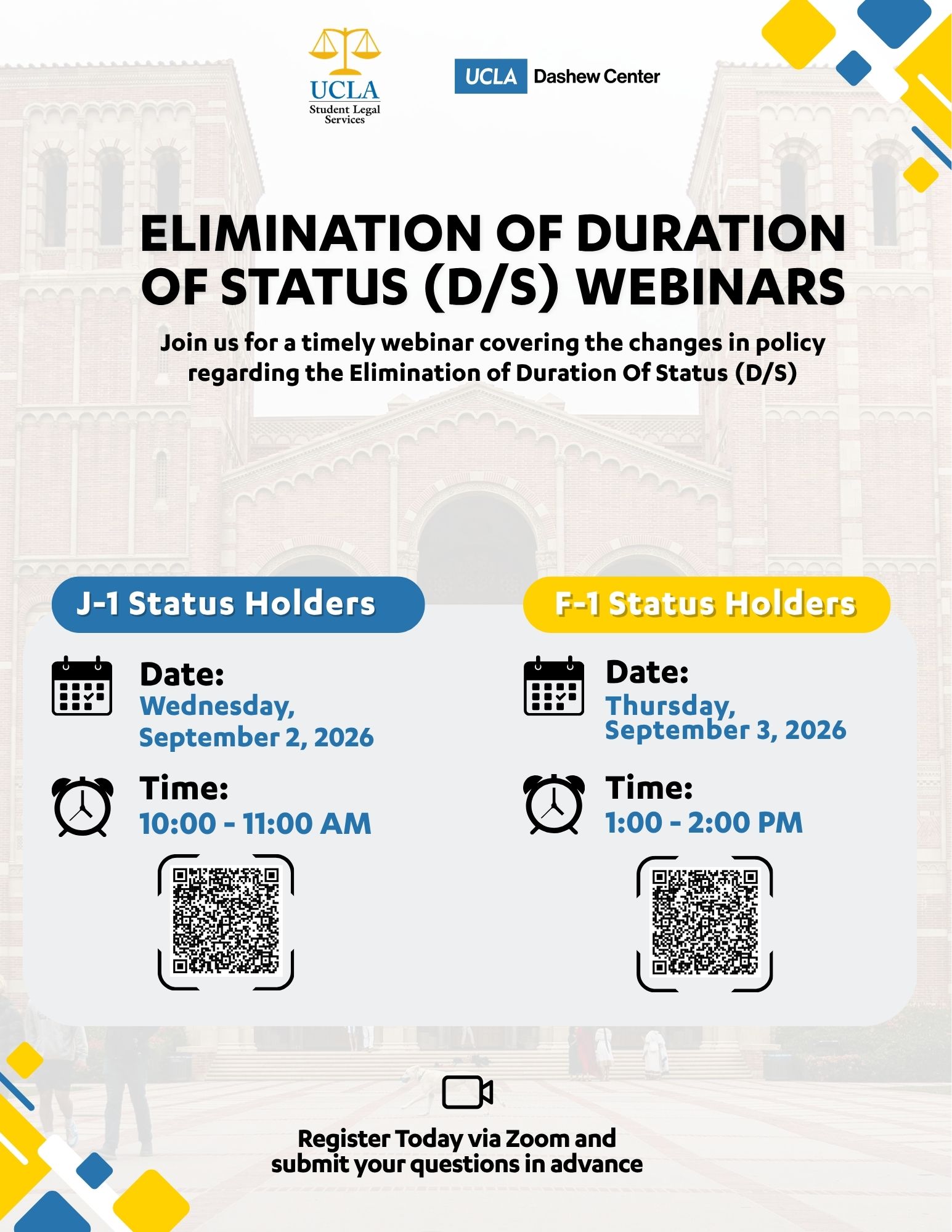 Elimination of Duration of Status Updates Webinar flyer